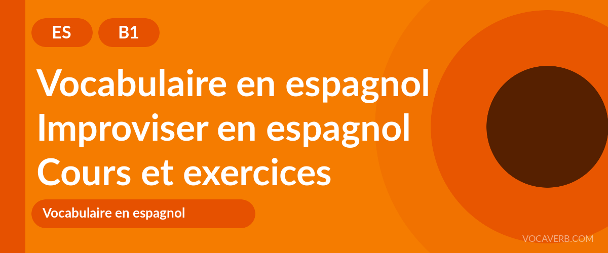 Improviser en espagnol [B1] — VocaVerb