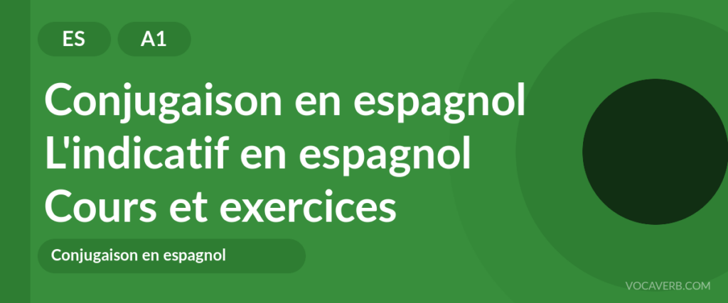 L'indicatif en espagnol