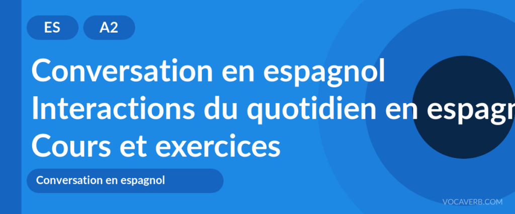 Interactions du quotidien en espagnol