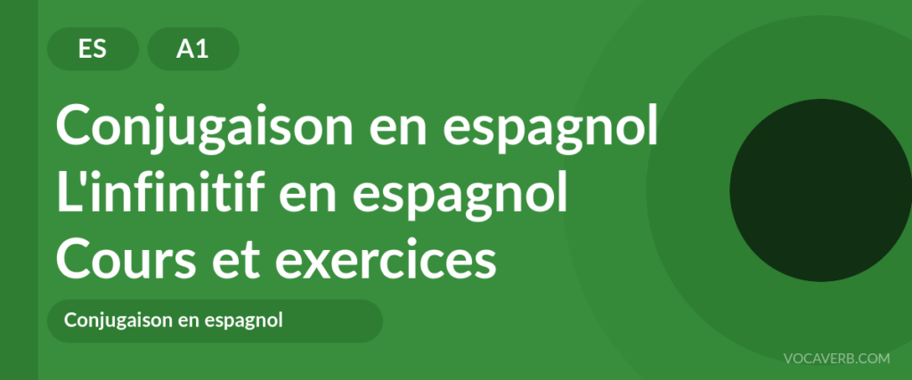 L'infinitif en espagnol