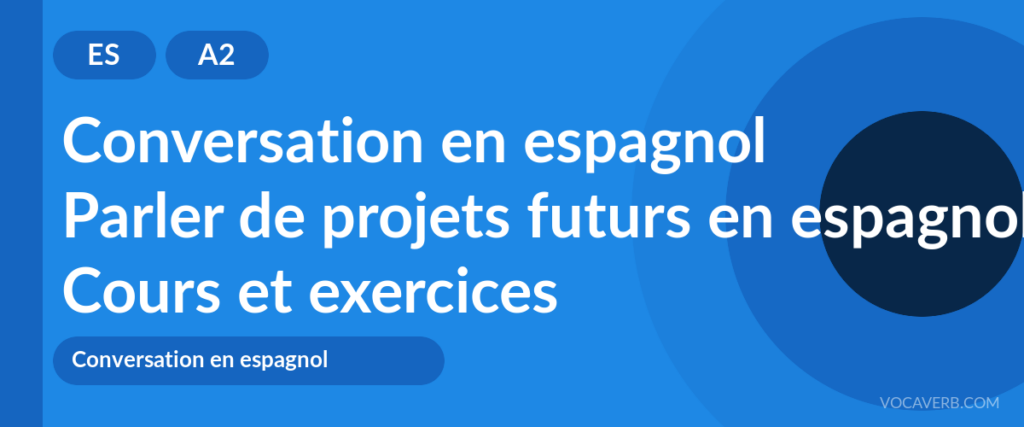 Parler de projets futurs en espagnol