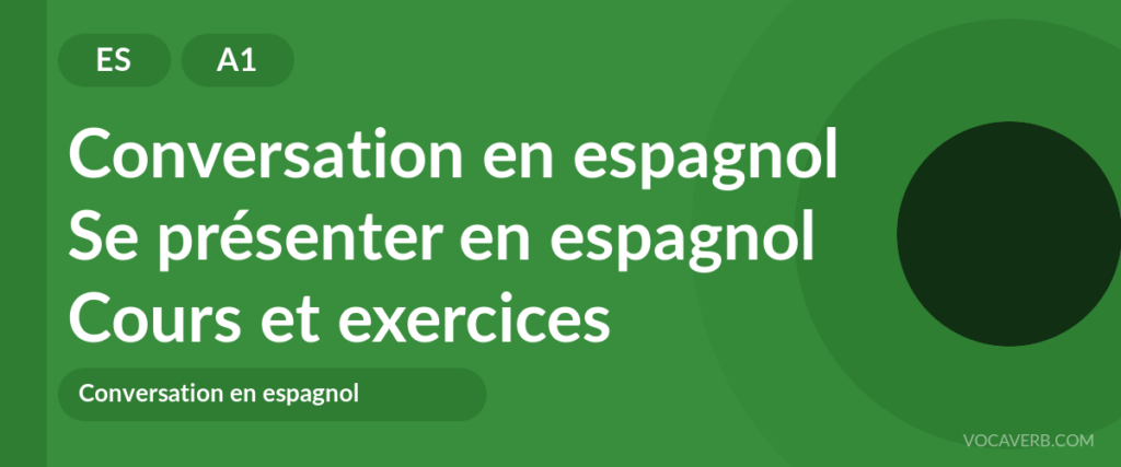 Se présenter en espagnol