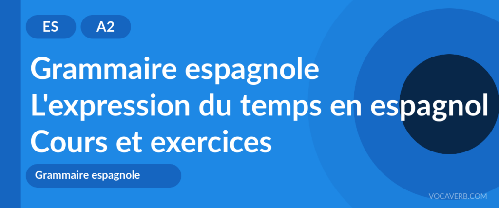 L'expression du temps en espagnol