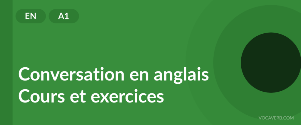 Conversation en anglais