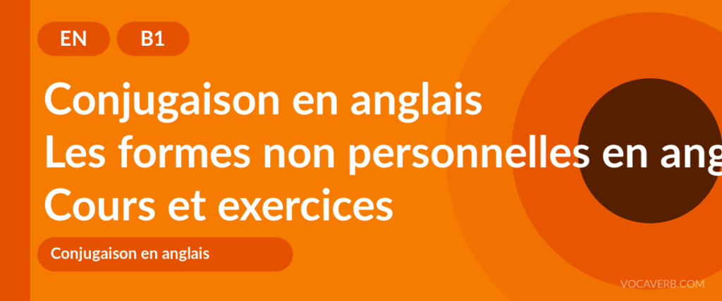 Les formes non personnelles en anglais