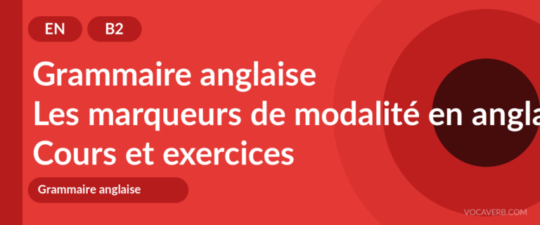 Les marqueurs de modalité en anglais [B2] — VocaVerb
