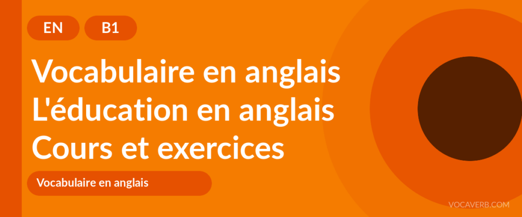 L'éducation en anglais