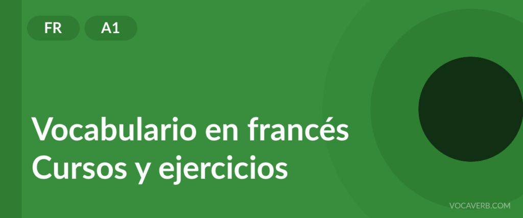 Vocabulario en francés