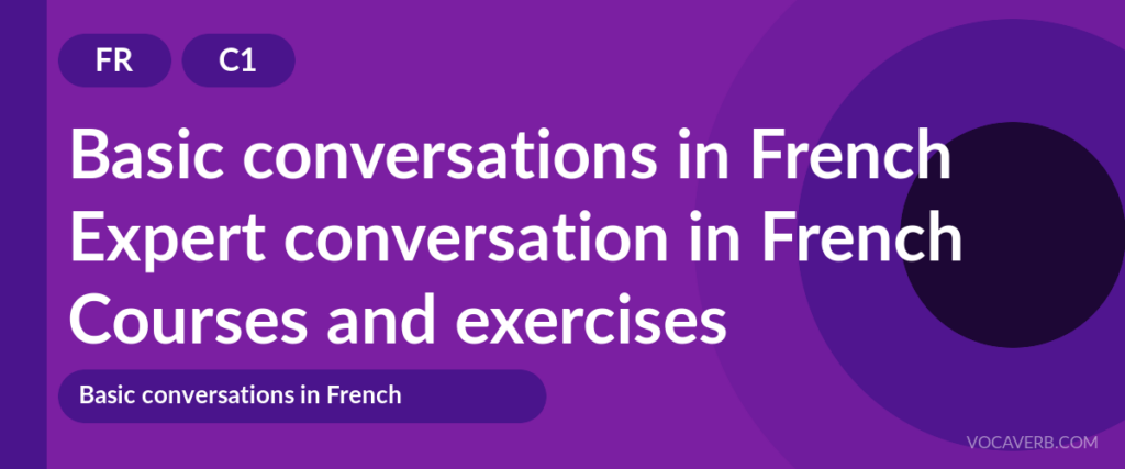 Expert conversation in French