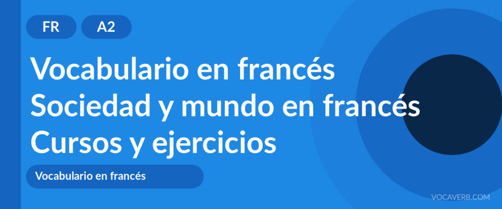 Sociedad y mundo en francés