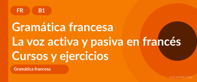 La voz activa y pasiva en francés [B1] — VocaVerb