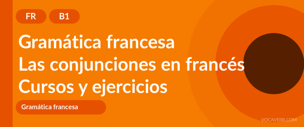 Las conjunciones en francés