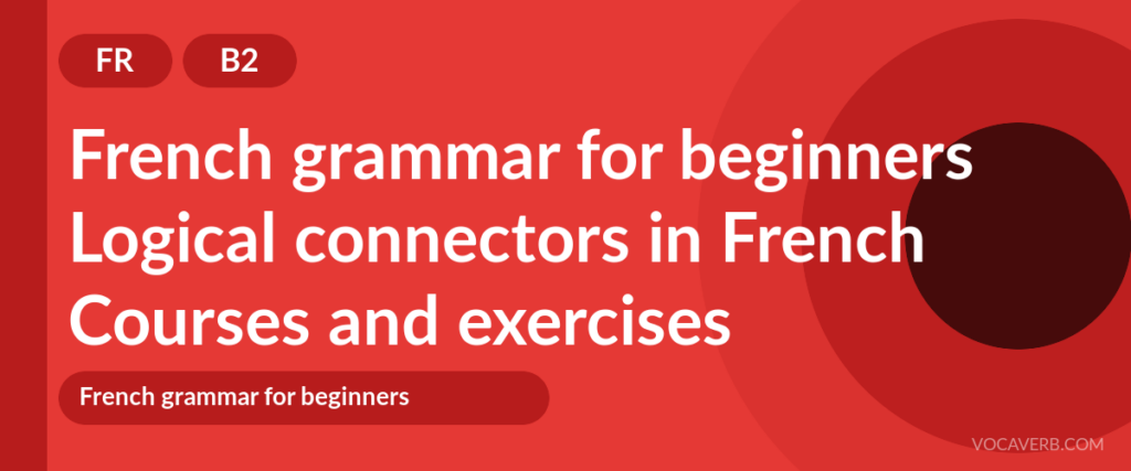 Logical connectors in French