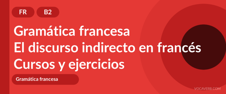 El discurso indirecto en francés [B2] — VocaVerb