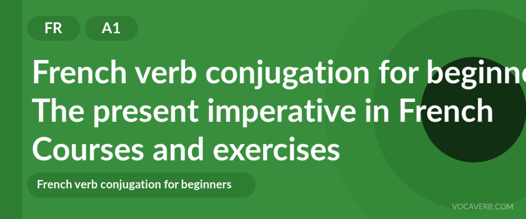 The present imperative in French
