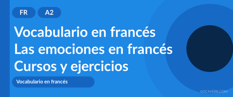Las emociones en francés [A2] — VocaVerb