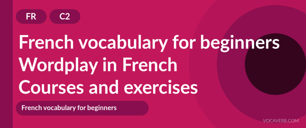 Wordplay in French