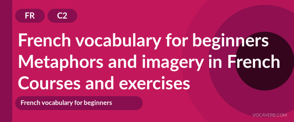Metaphors and imagery in French