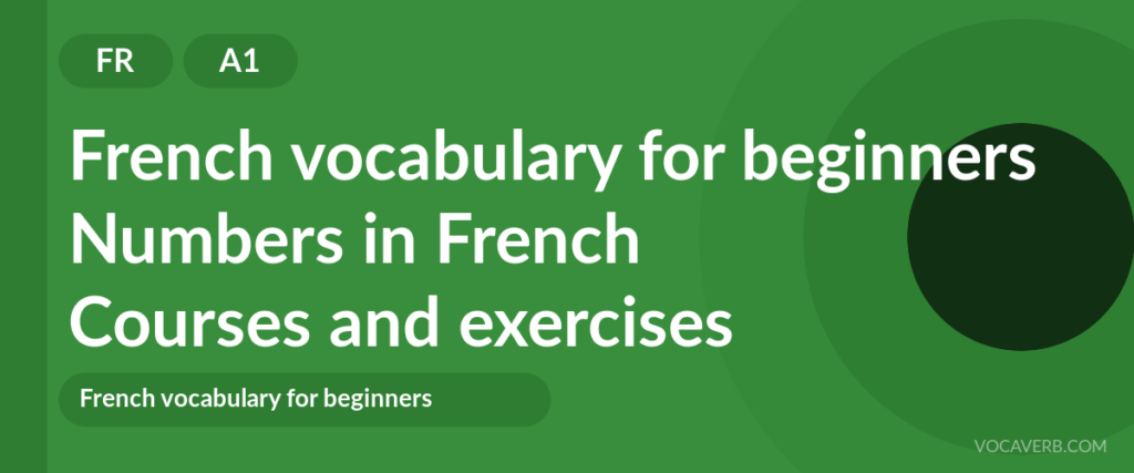 Numbers in French