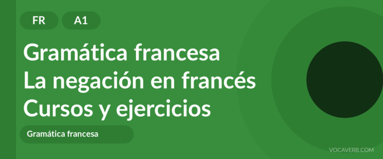 La negación en francés [A1] — VocaVerb