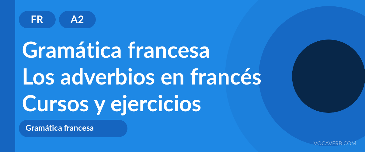 Los adverbios en francés [A2] — VocaVerb