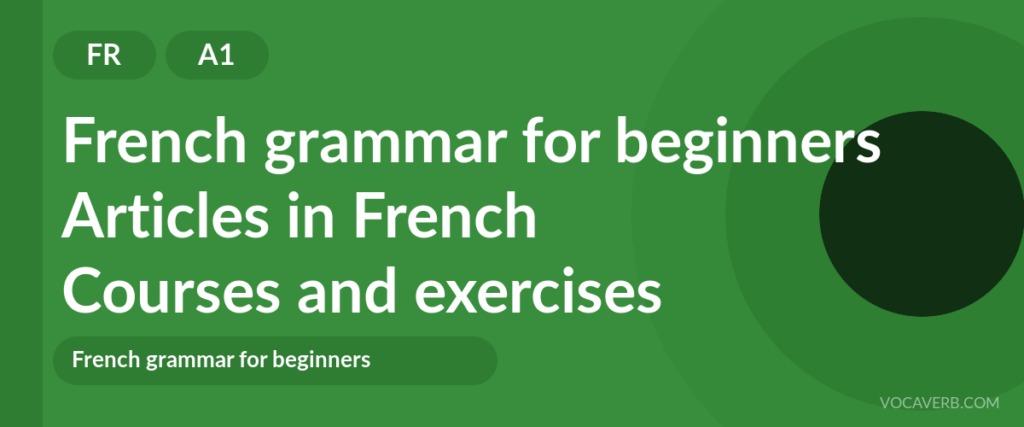 Articles in French