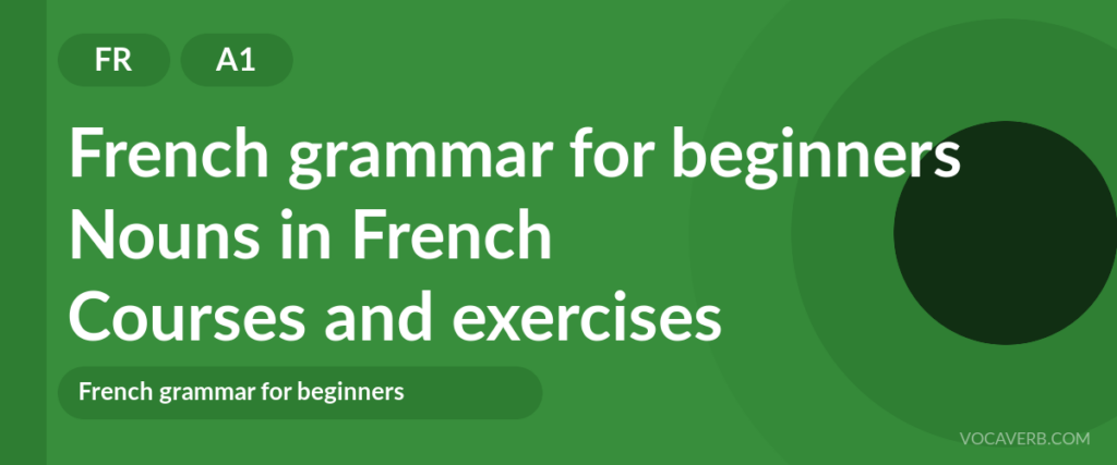 Nouns in French