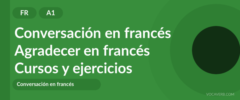 Agradecer en francés [A1] — VocaVerb