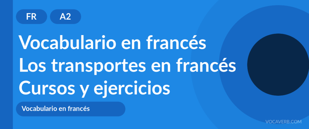 Los transportes en francés