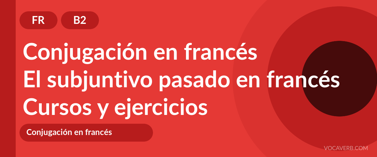 El subjuntivo pasado en francés [B2] — VocaVerb