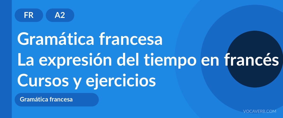 La expresión del tiempo en francés [A2] — VocaVerb