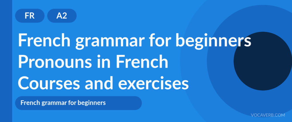 Pronouns in French