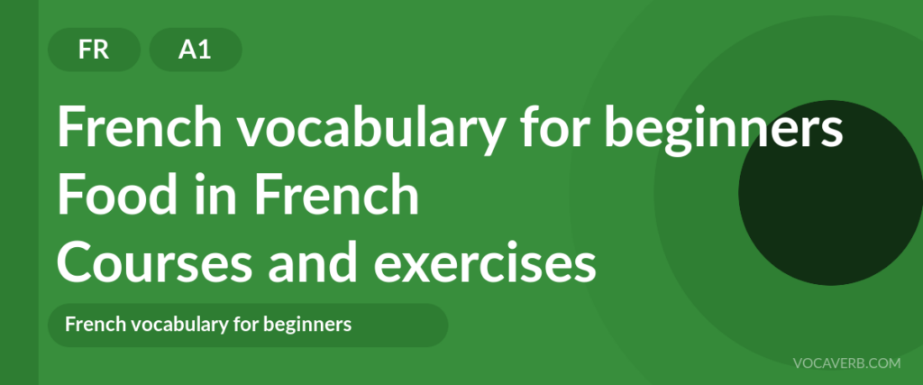 Food in French