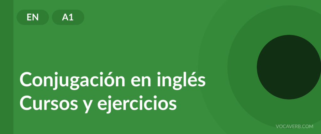 Conjugación en inglés