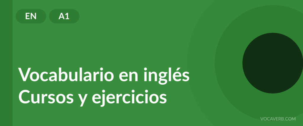 Vocabulario en inglés