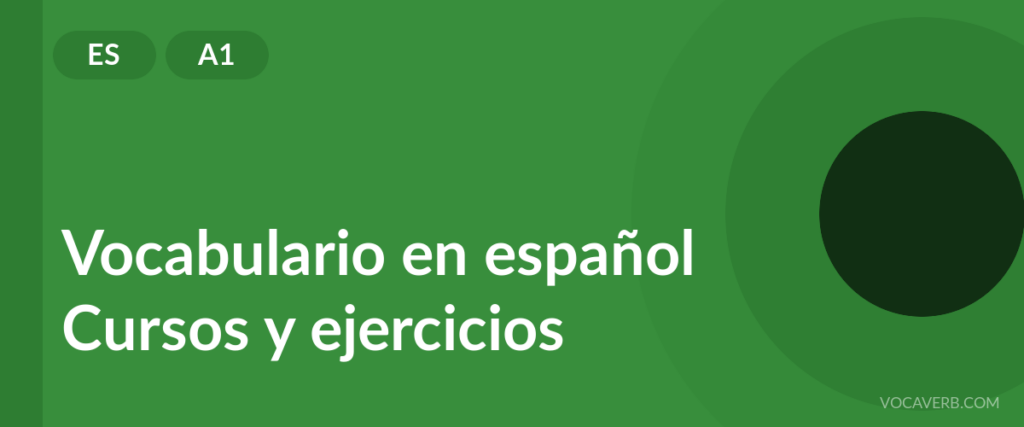 Vocabulario en español