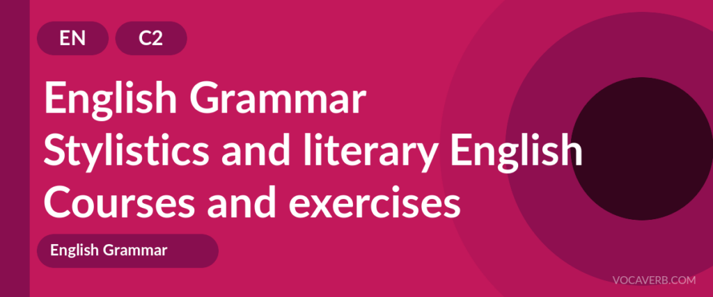 Stylistics and literary English