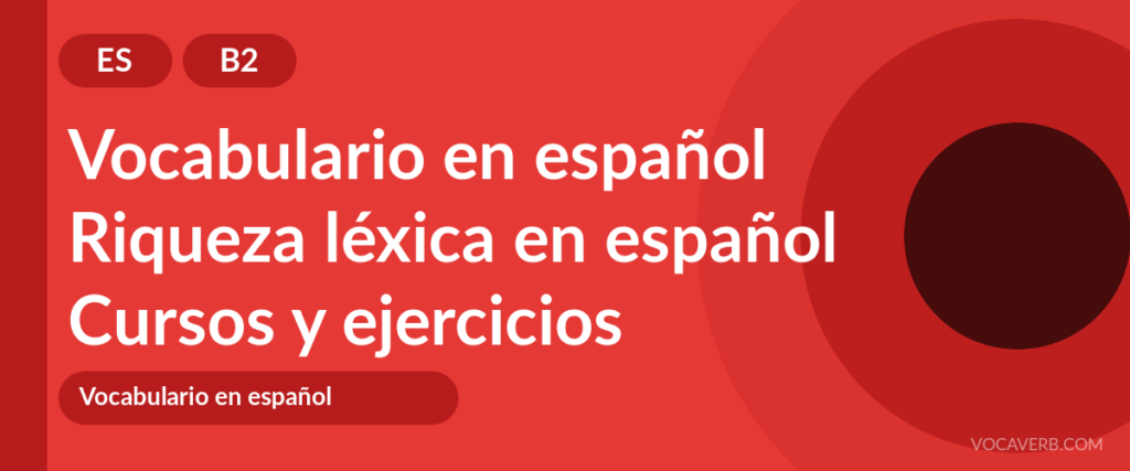 Riqueza léxica en español