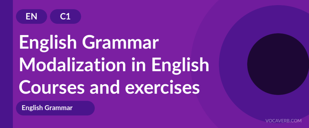 Modalization in English