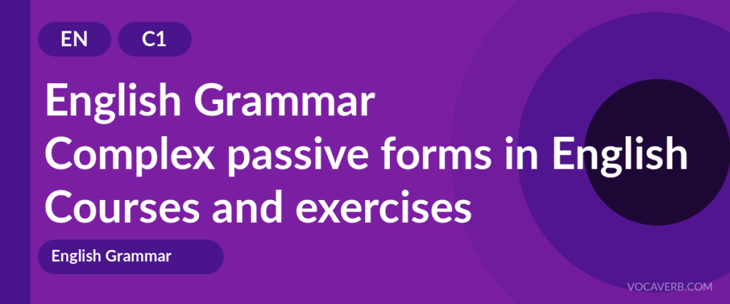 Complex passive forms in English