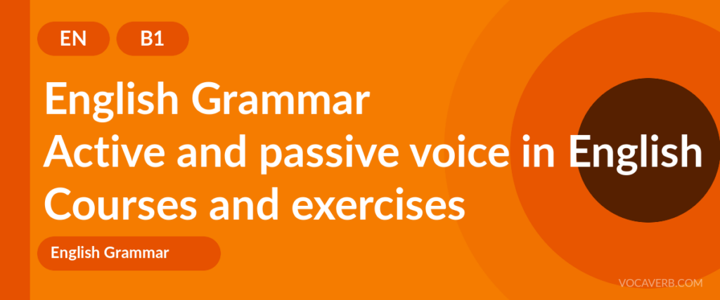 Active and passive voice in English