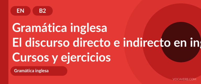 El discurso directo e indirecto en inglés [B2] — VocaVerb