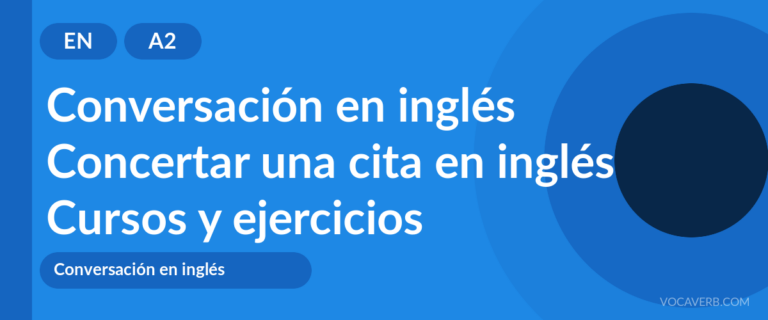 Concertar una cita en inglés [A2] — VocaVerb