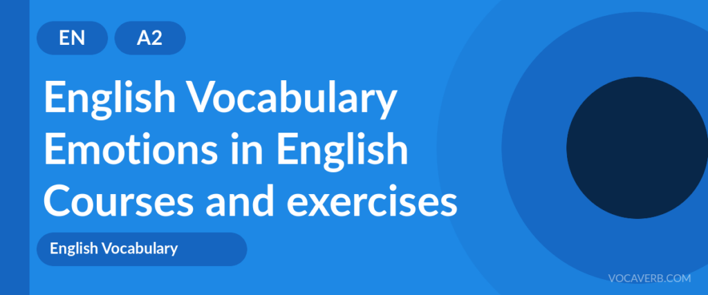 Emotions in English
