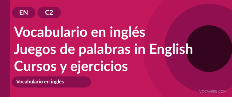 Juegos de palabras in English [C2] — VocaVerb