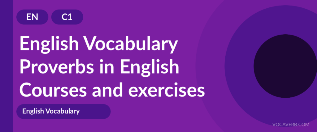 Proverbs in English