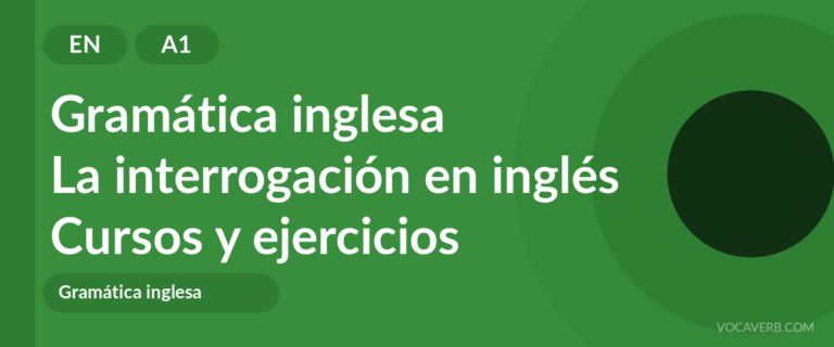 La interrogación en inglés [A1] — VocaVerb