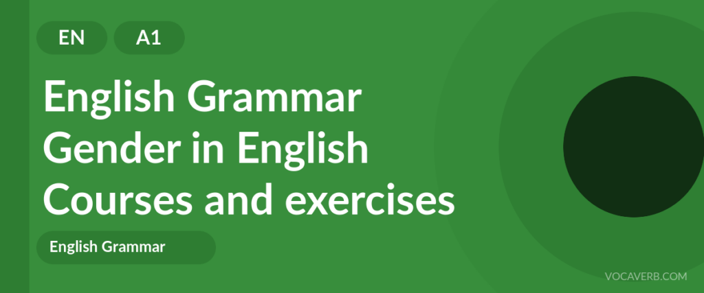 Gender in English