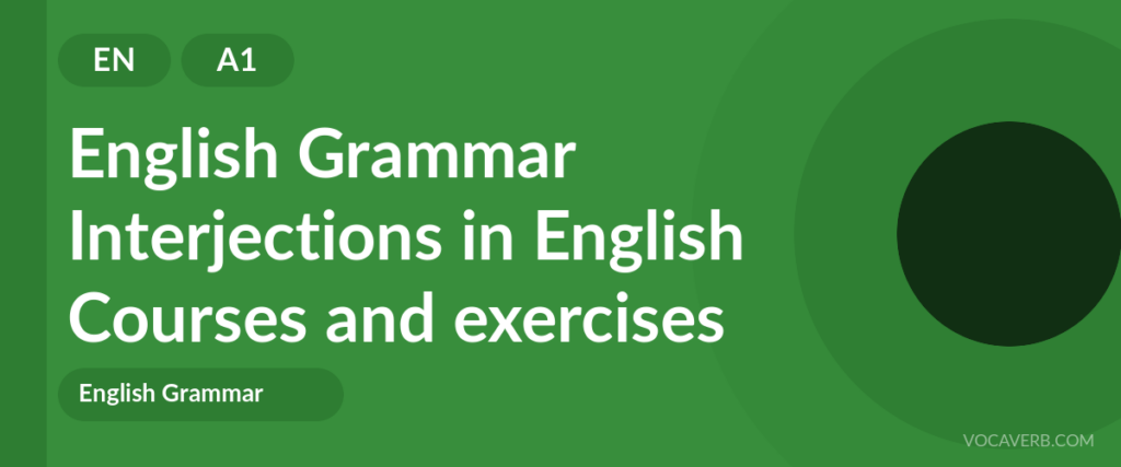 Interjections in English