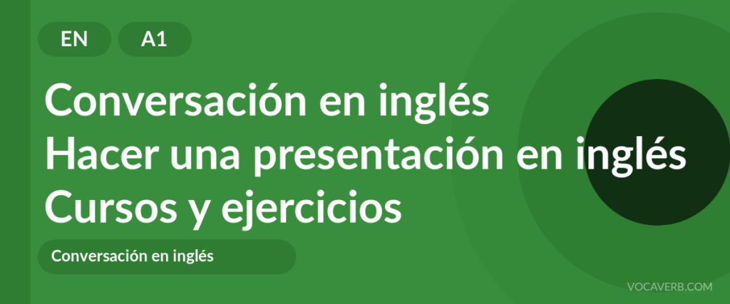 Hacer una presentación en inglés